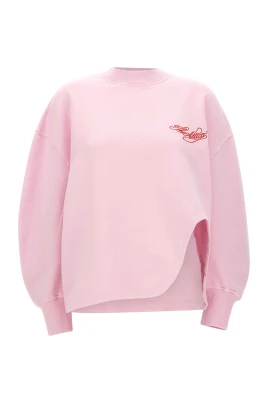 Sweatshirt med sidslits