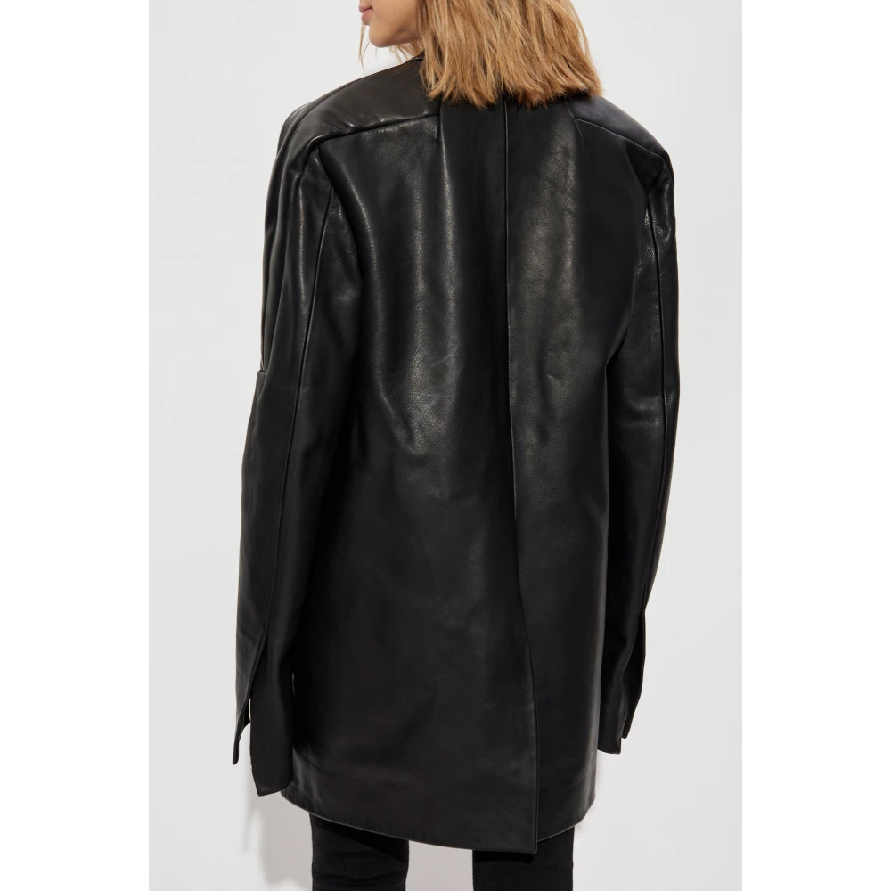 Rick Owens Leren jas Black Dames