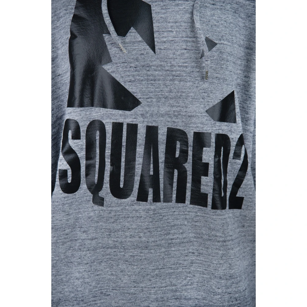 Dsquared2 Heren Sweatshirt met Veters Gray Heren