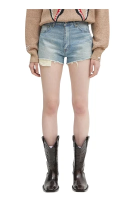 Crystal Ape Head Denim Shorts