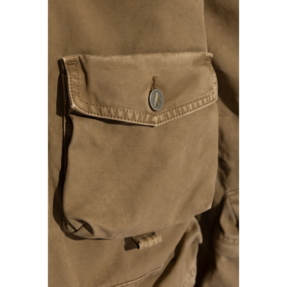 The Attico Cargo broek Green Dames