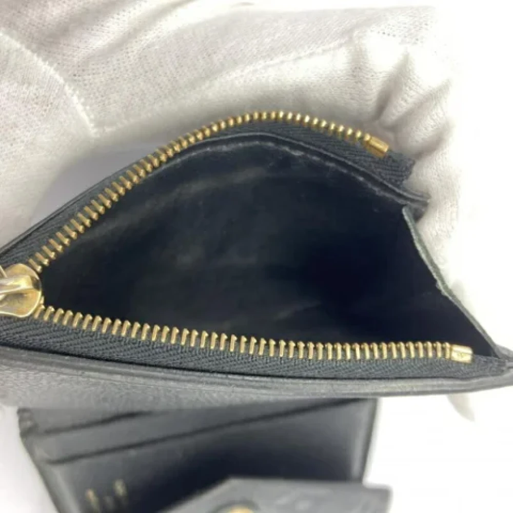 Louis Vuitton Vintage Pre-owned Leather wallets Black Dames