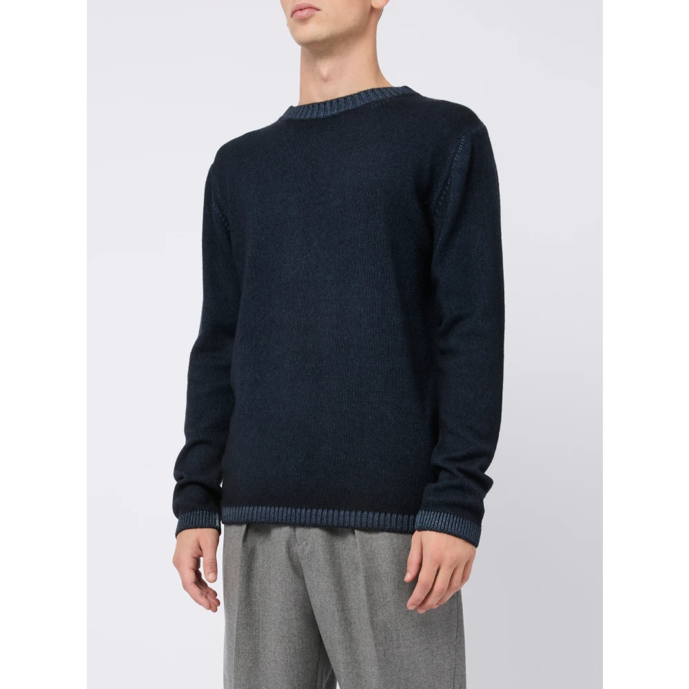 Daniele Fiesoli Kasjmier Trui Blauw Aw24 Blue Heren
