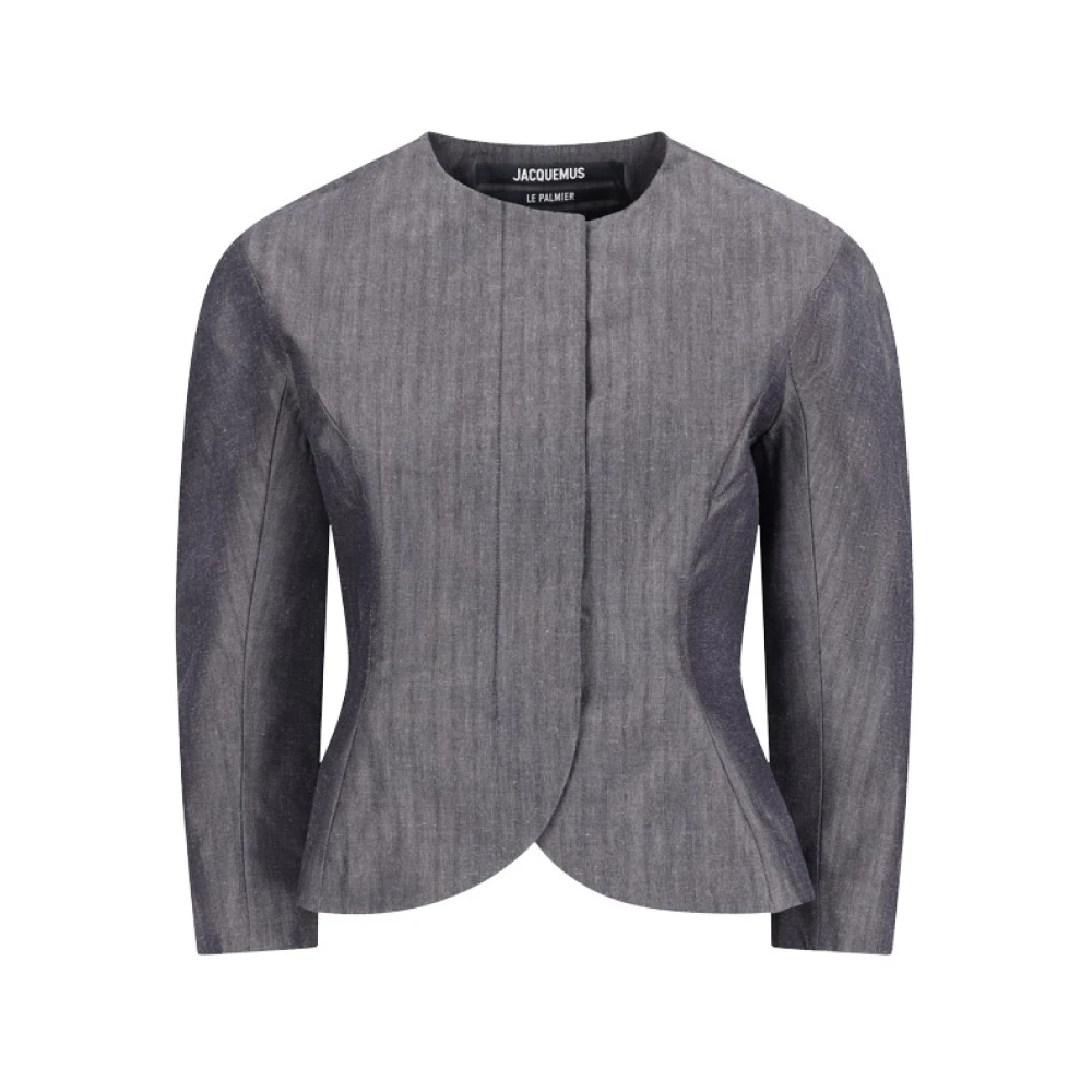 Jacquemus Donna Grigio - La Veste Palmier - Jackets - S