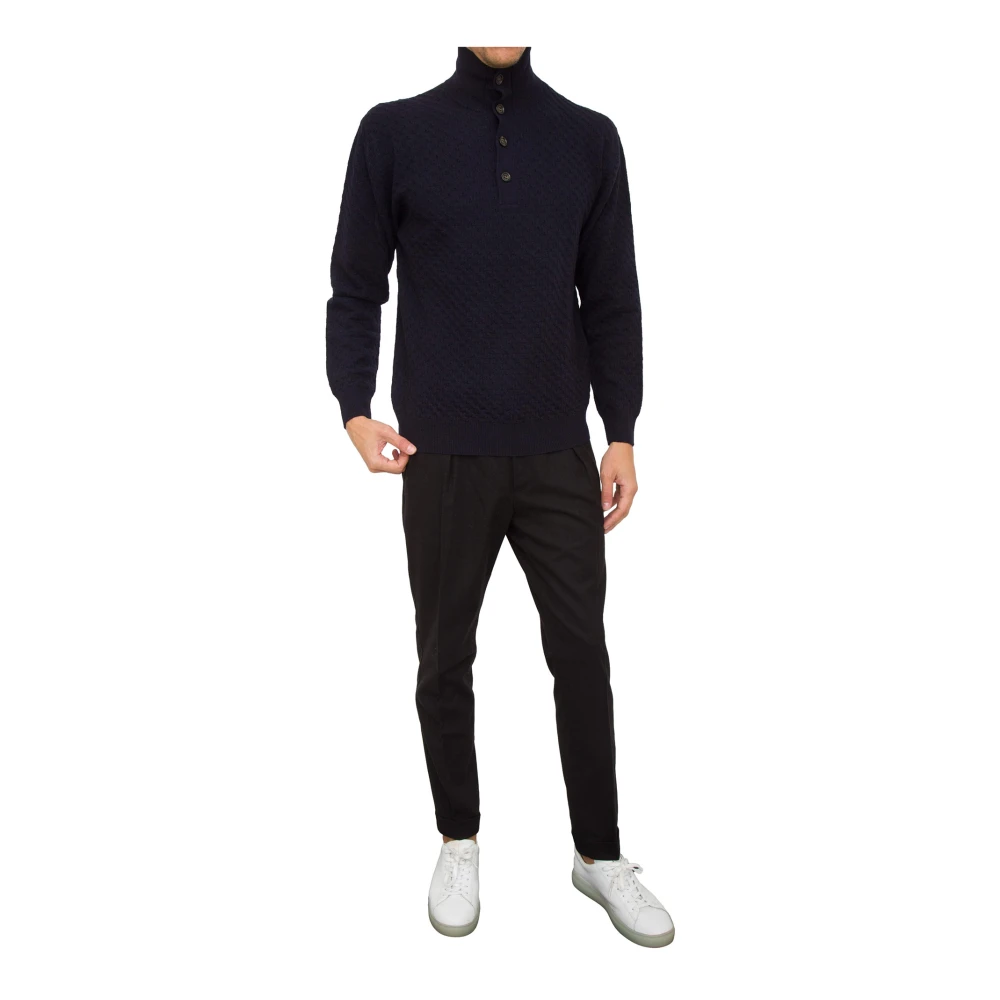 Paolo Pecora Blauwe Coltrui Blue Heren