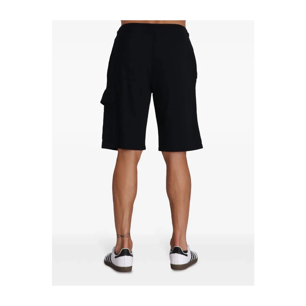 C.P. Company Cargo Bermuda Shorts Total Eclipse Black Heren