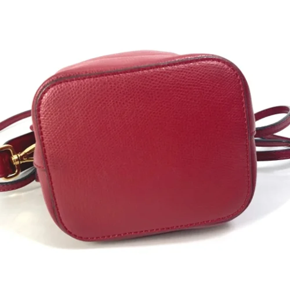 Fendi Vintage Pre-owned Leather fendi-bags Red Dames