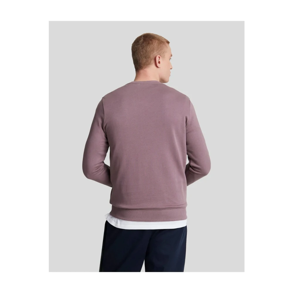Lyle & Scott Paarse Sweater Ml424Vog Purple Heren