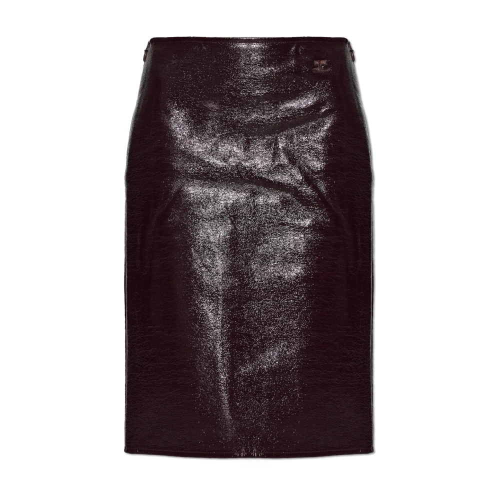 Courrèges - Falda Lápiz - Skirts - Mujer - Rojo - M