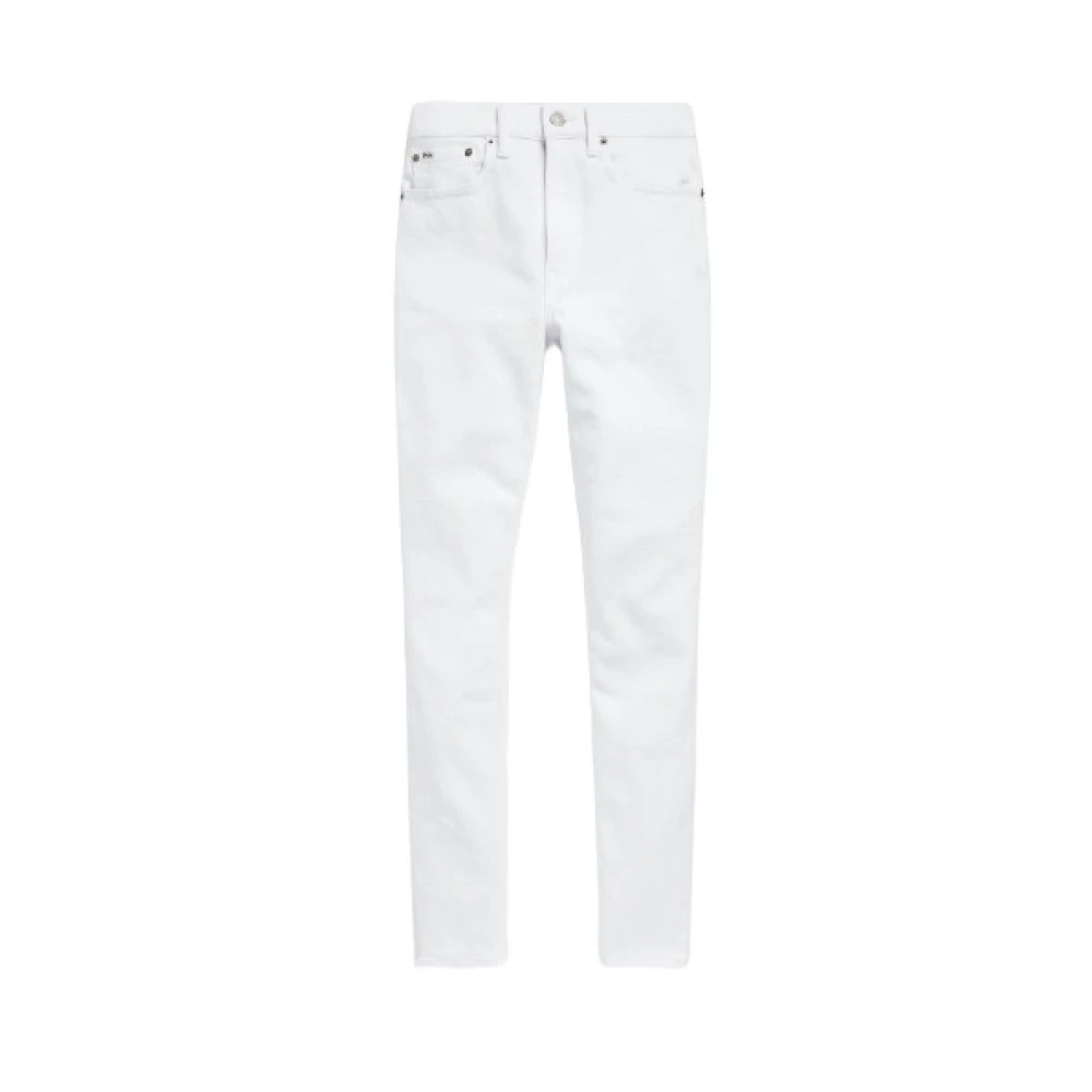 Polo Ralph Lauren Slim-fit Trousers White Dames