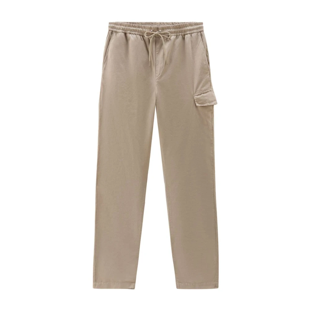 Trousers > Straight Trousers - - Woolrich - Modalova