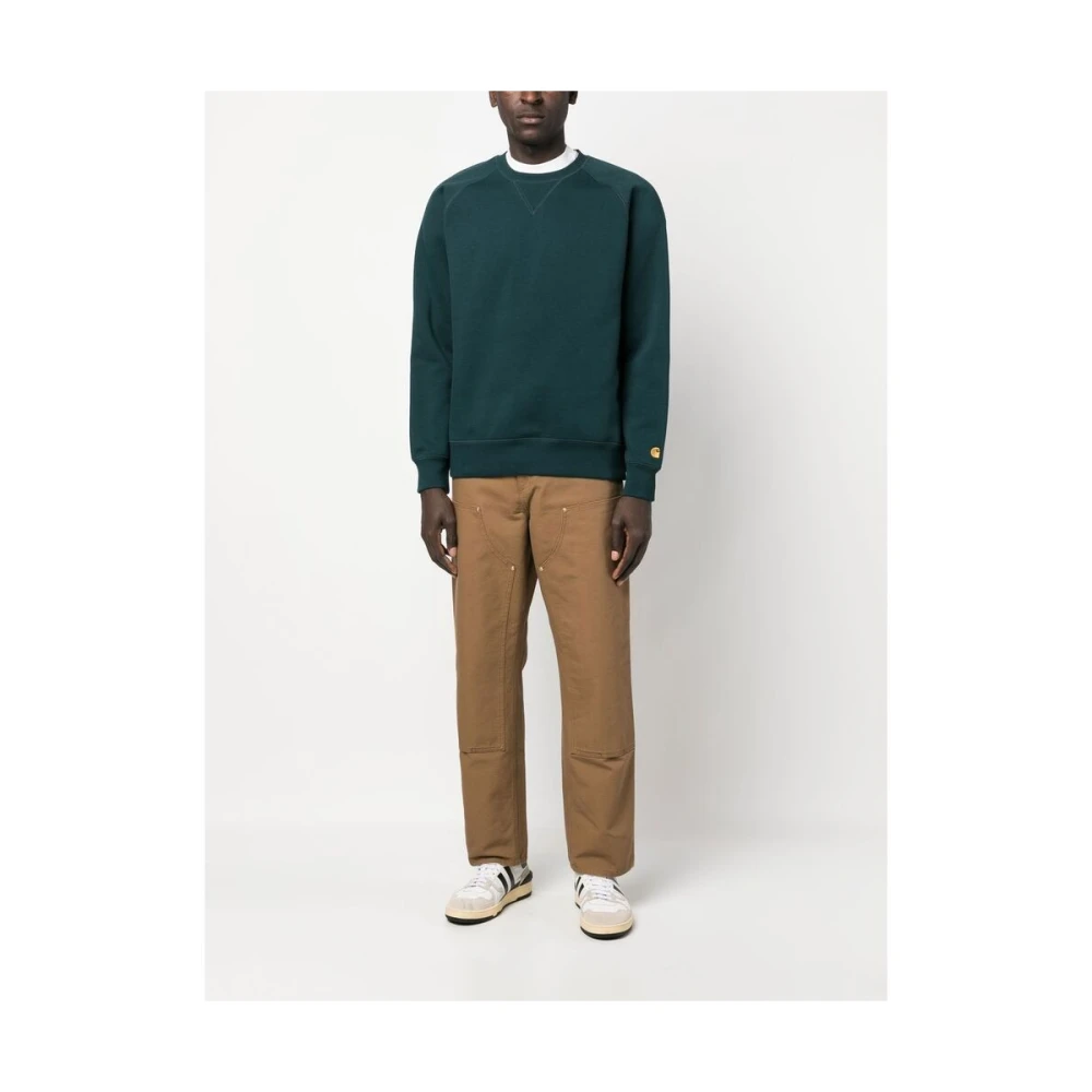 Carhartt WIP Karamelbruine Straight Leg Broek Brown Heren