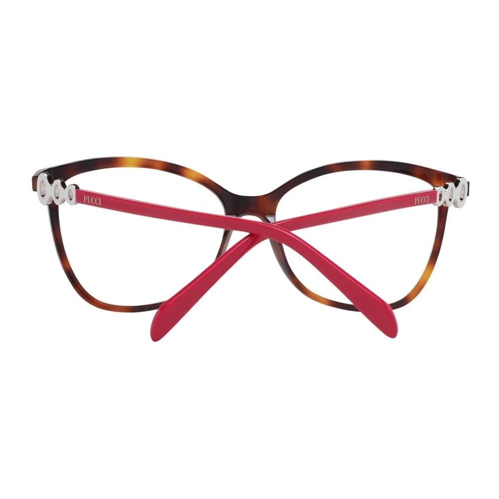 EMILIO PUCCI Bruine Cat Eye Optische Monturen Brown Dames