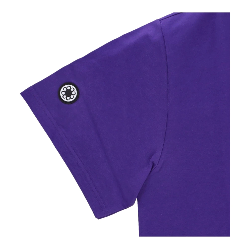 Octopus Paarse Logo Tee Korte Mouw Purple Heren