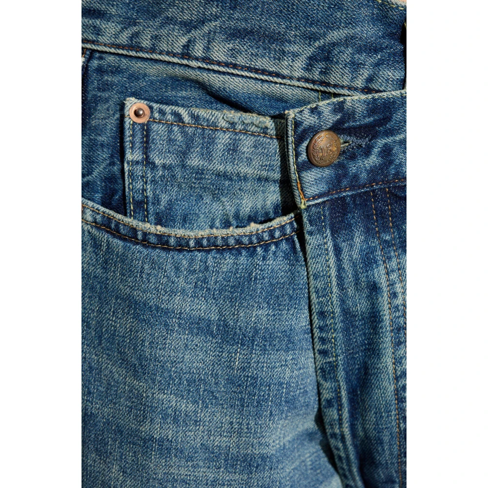 R13 Jeans met logo Blue Dames