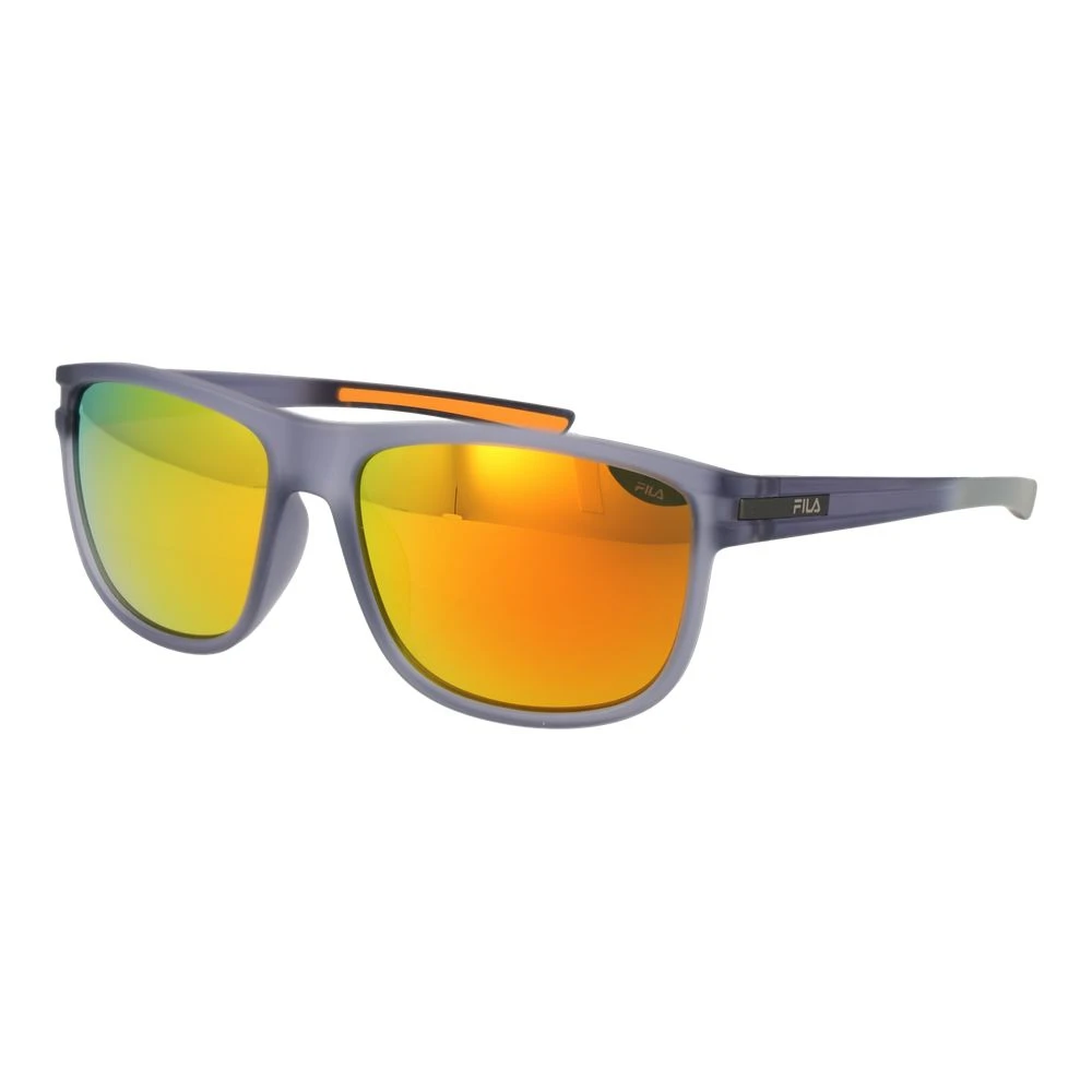 Fila Men's Gray Sunglasses, One Size, Plastic Sunglasses