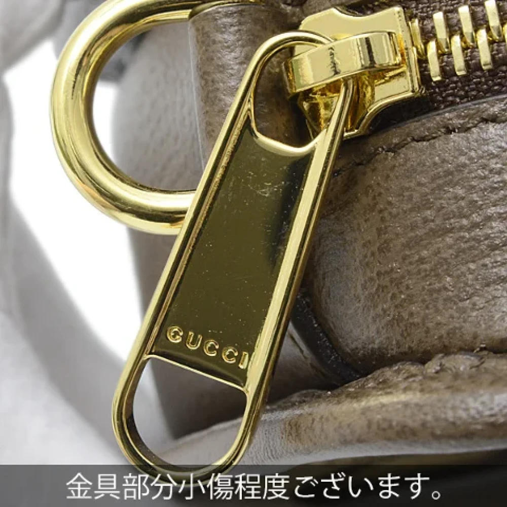 Gucci Vintage Pre-owned Canvas gucci-bags Beige Dames