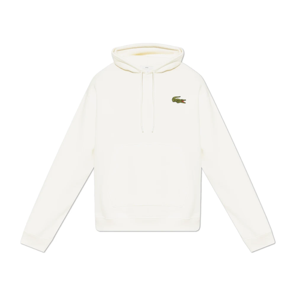 Lacoste Hoodie White Heren