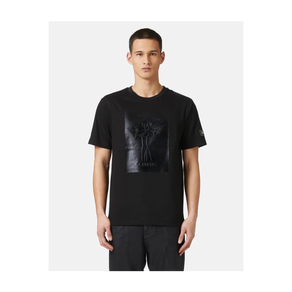 Iceberg Zwarte T-shirts Stijlvol Model Black Heren