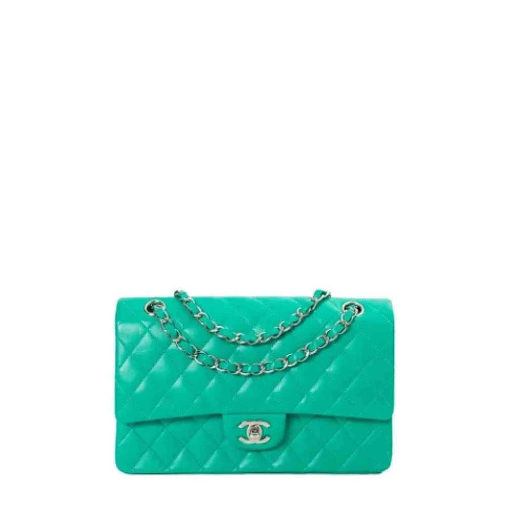 Chanel Vintage Pre-owned Leather chanel-bags Green Dames