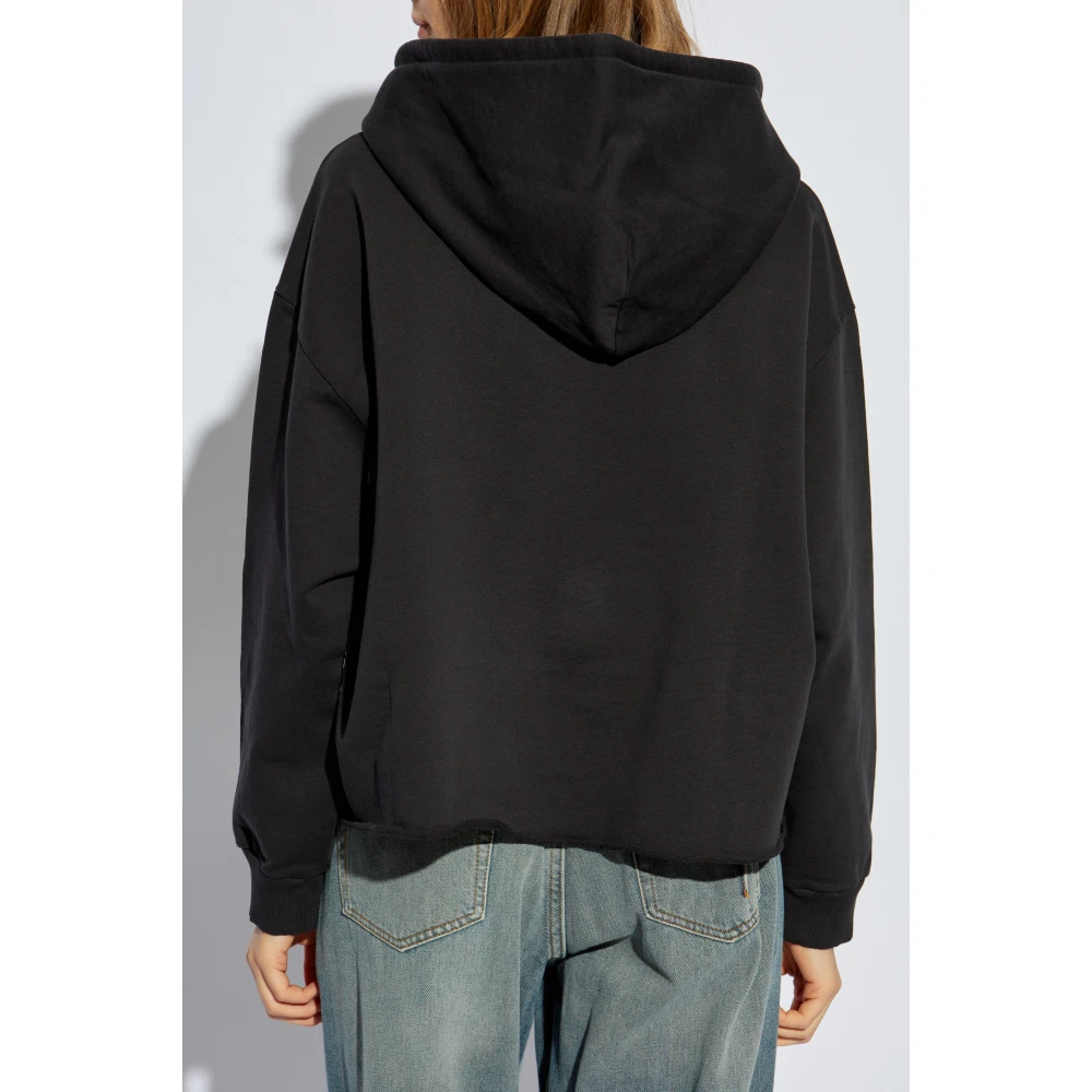 MM6 Maison Margiela Sweatshirt met logo Black Dames