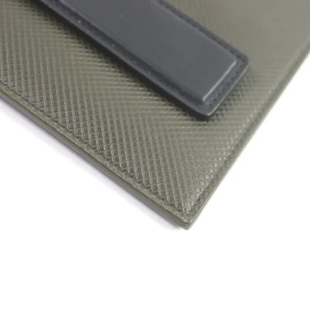 Bottega Veneta Vintage Pre-owned Leather clutches Green Dames