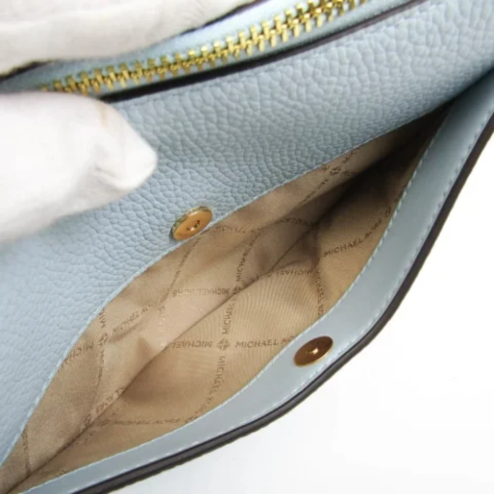 Michael Kors Pre-owned Leather shoulder-bags Blue Dames