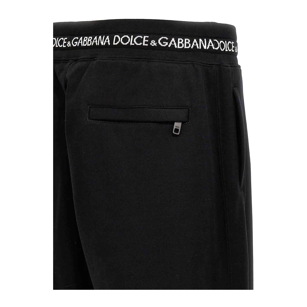 Dolce & Gabbana Logo Trainingsbroek Black Heren