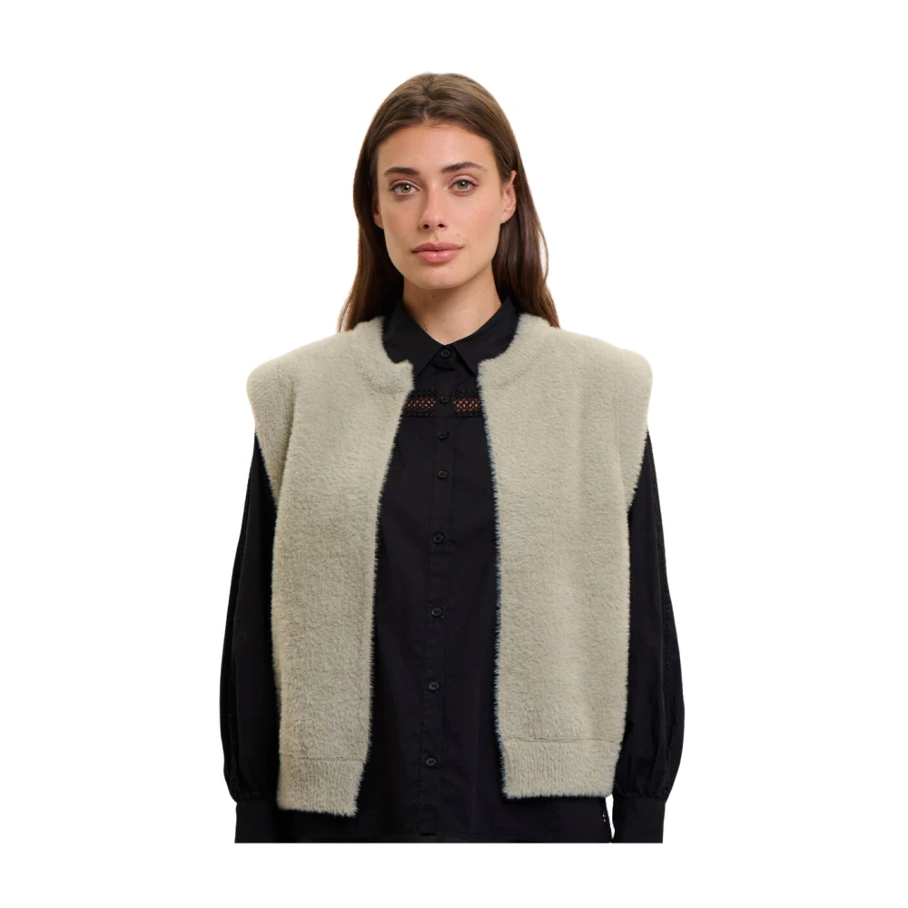 Rino&Pelle Kort Gilet Elona Stijl Green Dames