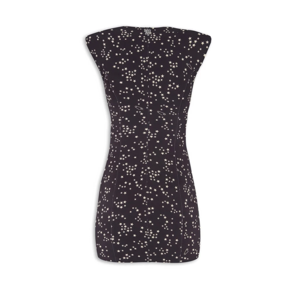 Aniye By Mini Jurk Milk Star Zwart Multicolor Dames