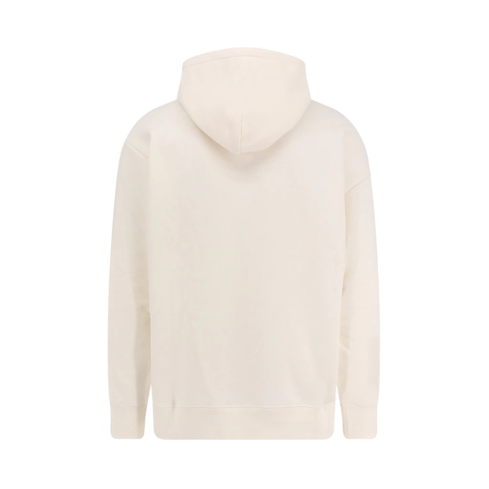 Valentino Katoenen sweatshirt met print en capuchon Beige Heren