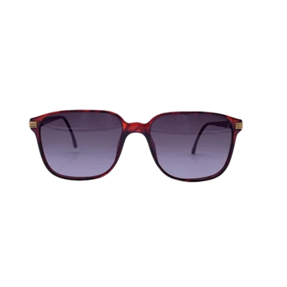 Dior Vintage Pre-owned Plastic sunglasses Red Dames