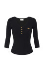 pull-noir-avec-col-en-v-et-details-dores