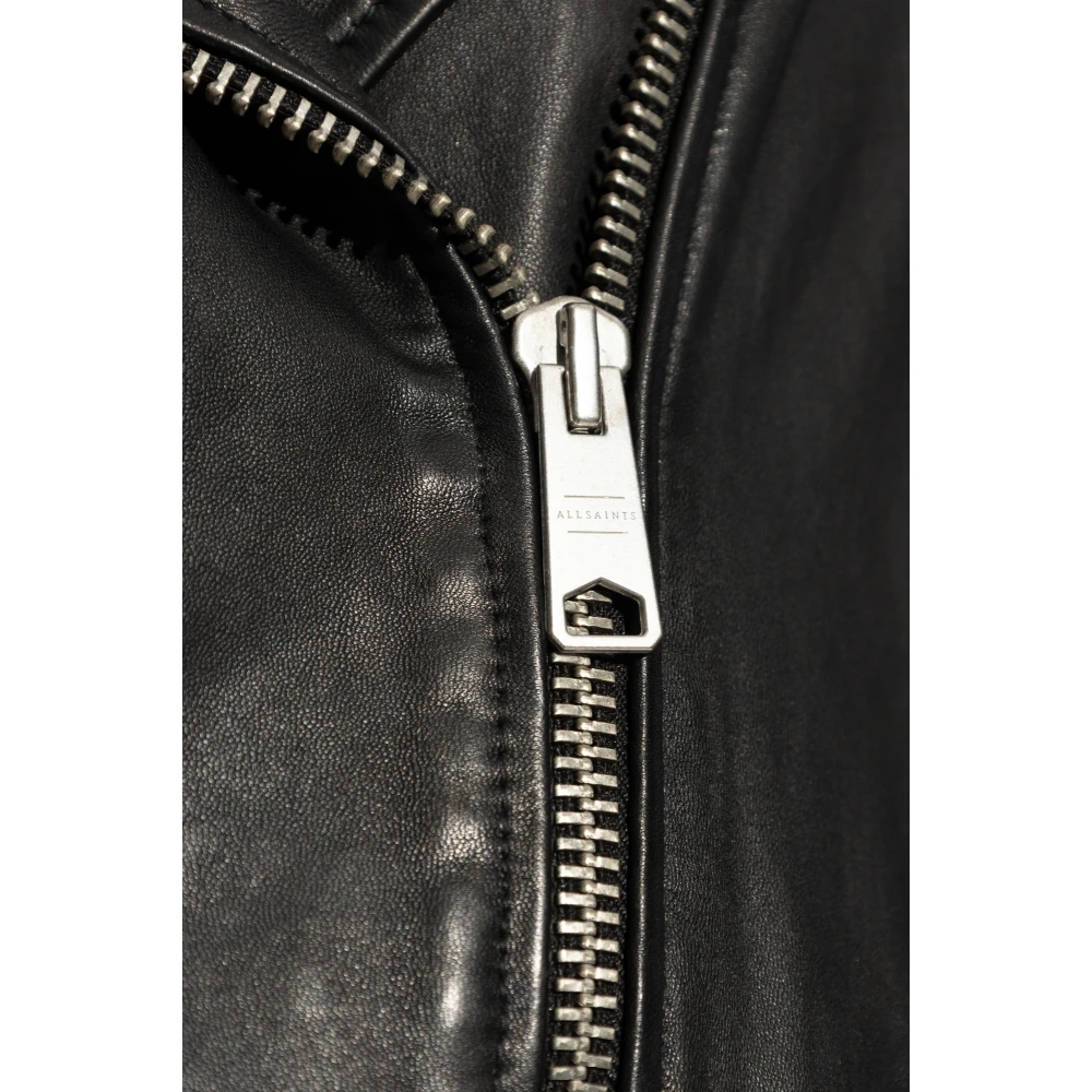 AllSaints Leren jas Billie Black Dames