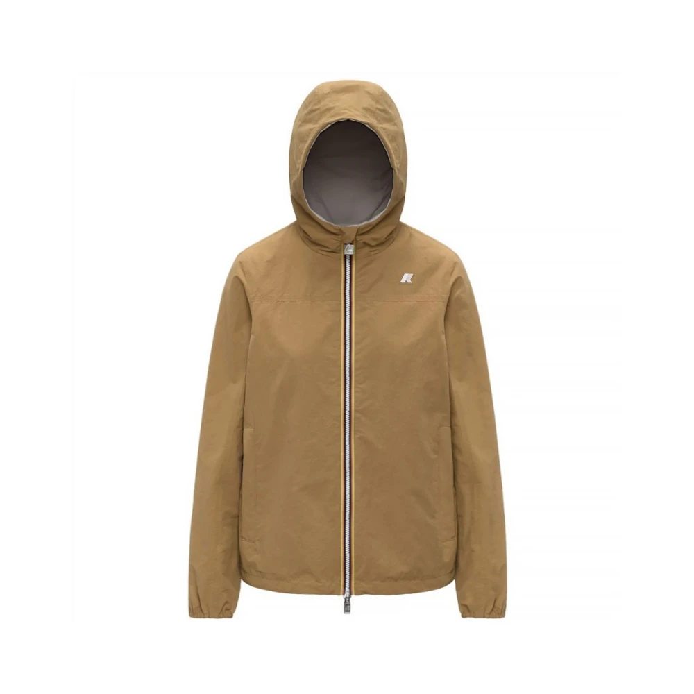 K-Way Uomo Marrone - Jake Cotton Reversible - Jackets - M