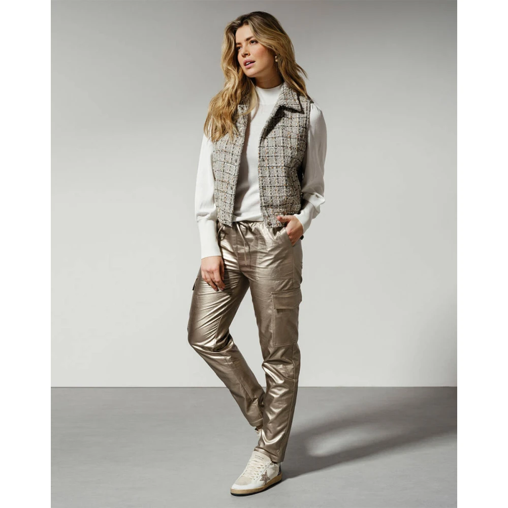 Tramontana Gouden Cargo Broek met Zakken Yellow Dames
