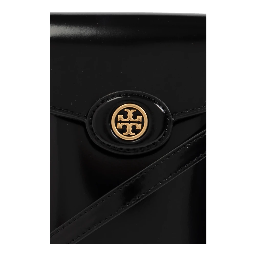 TORY BURCH Robinson Telefoonhoesje aan een band Black Dames