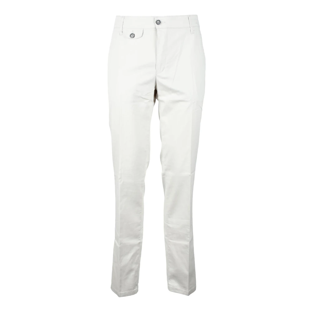 Club of comfort Katoen Elastaan Broek White Heren