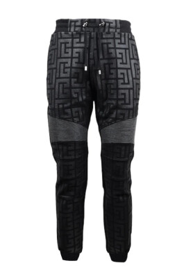 pantalon-de-jogging-en-coton-noir-avec-motif