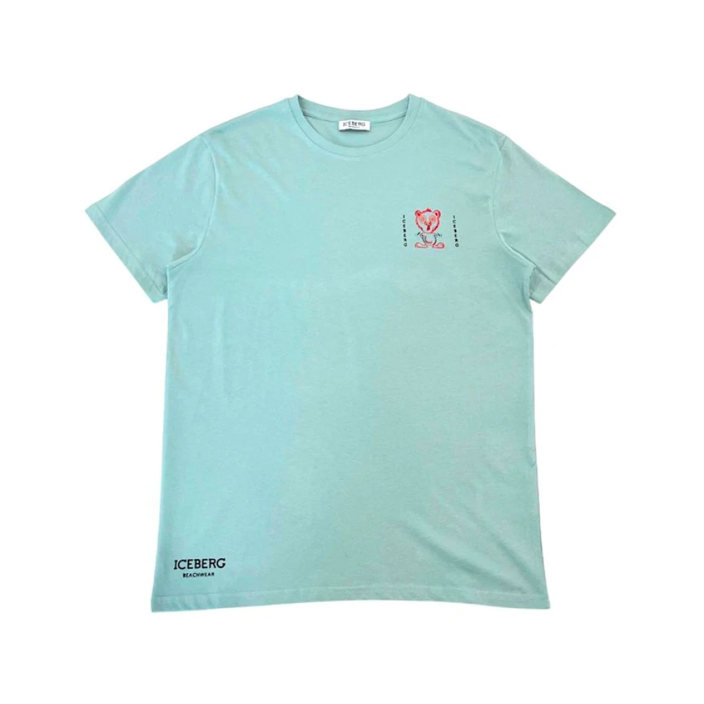 Iceberg - Tops > T-Shirts - Blue - Iceberg - Modalova