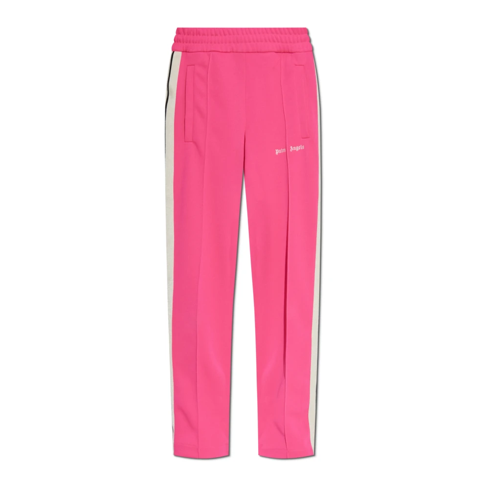 Palm Angels Sweatpants met logo Pink Dames