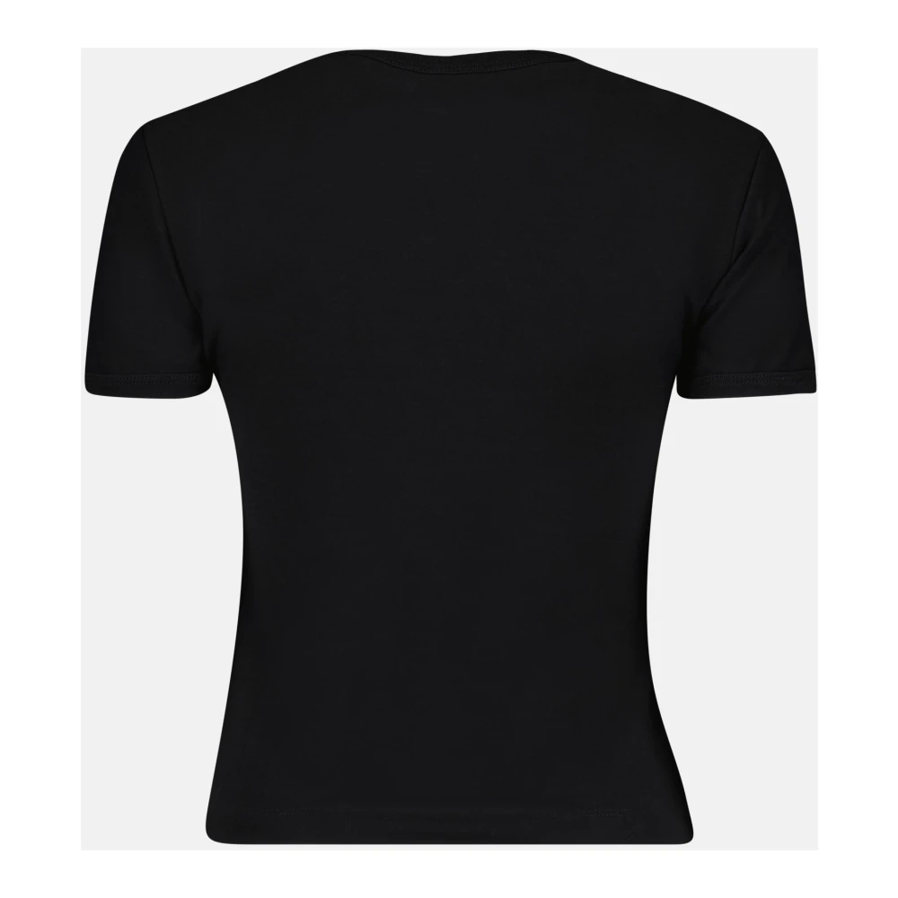 Diesel Zwarte Katoenen T-Malun T-shirt Black Dames