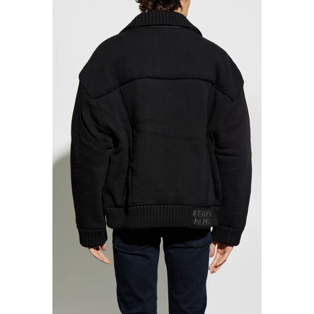Kenzo Jas met zakken Black Heren
