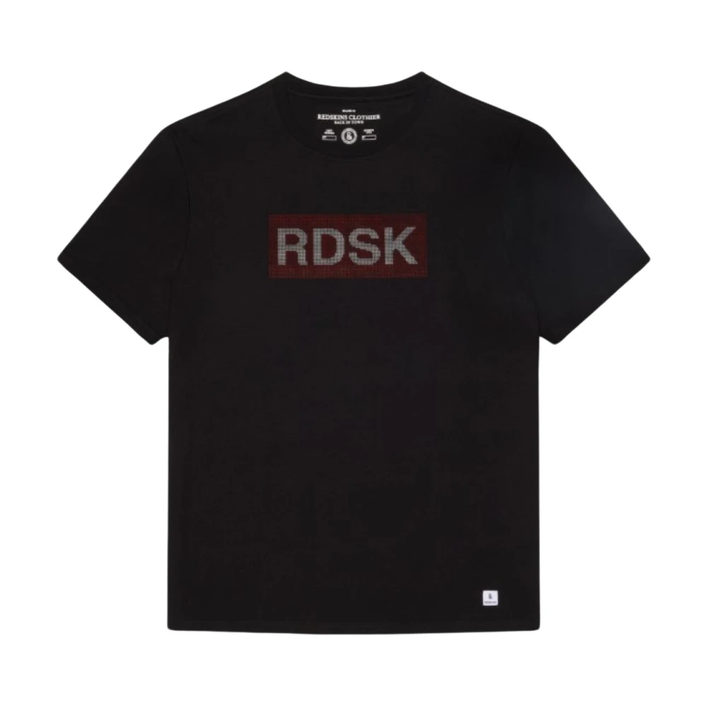 Redskins 3D-geprint logo T-shirt Zwart Black Heren