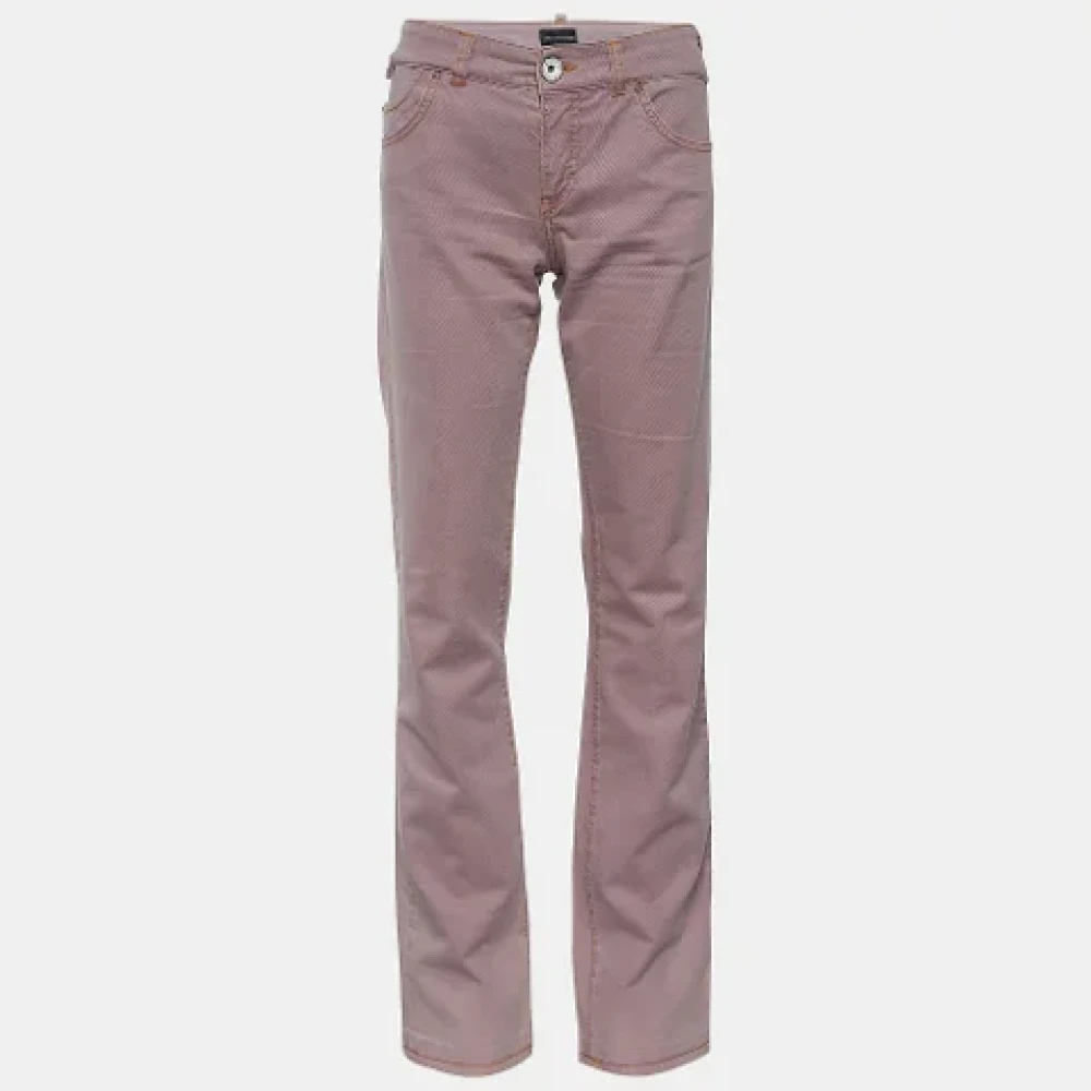 Armani Pre-owned Denim jeans Pink Dames