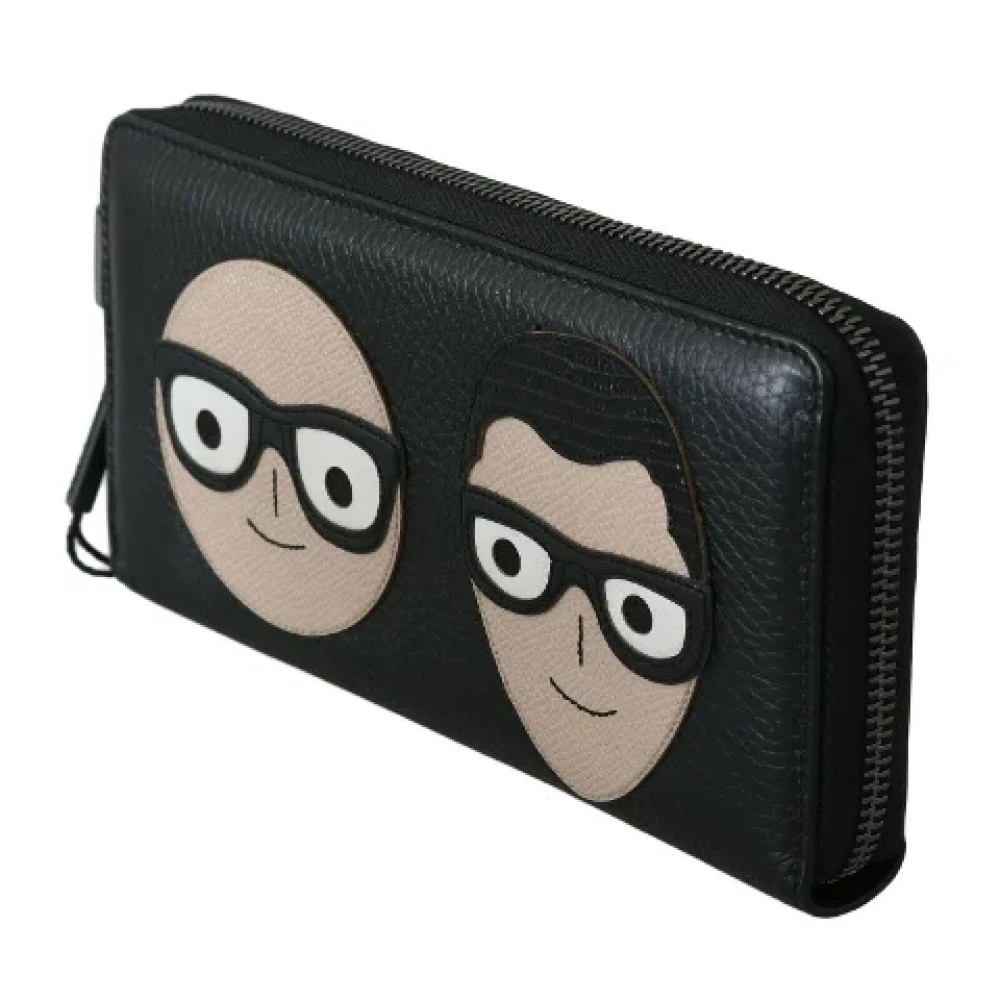 Dolce & Gabbana Pre-owned Leather wallets Black Dames