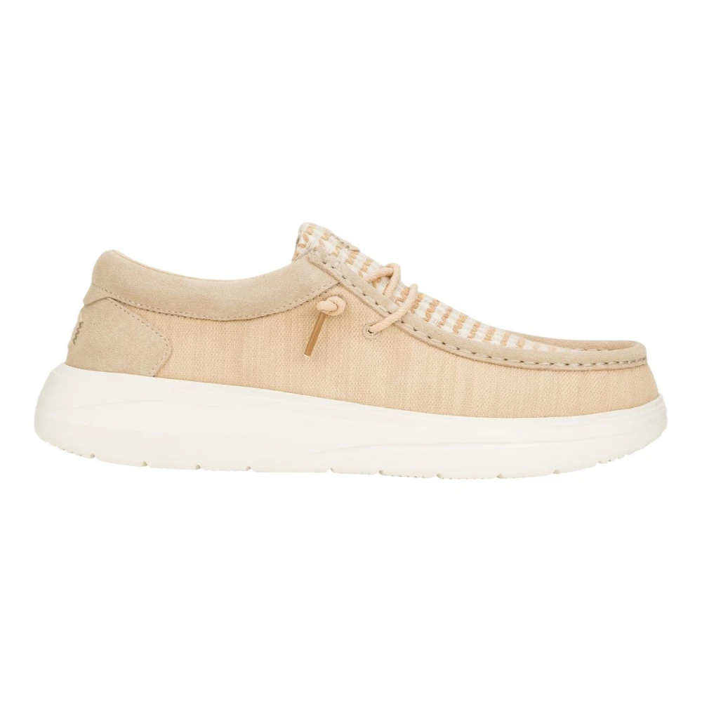 Hey Dude Comfort Geweven Schoenen Heren Schoenen Beige