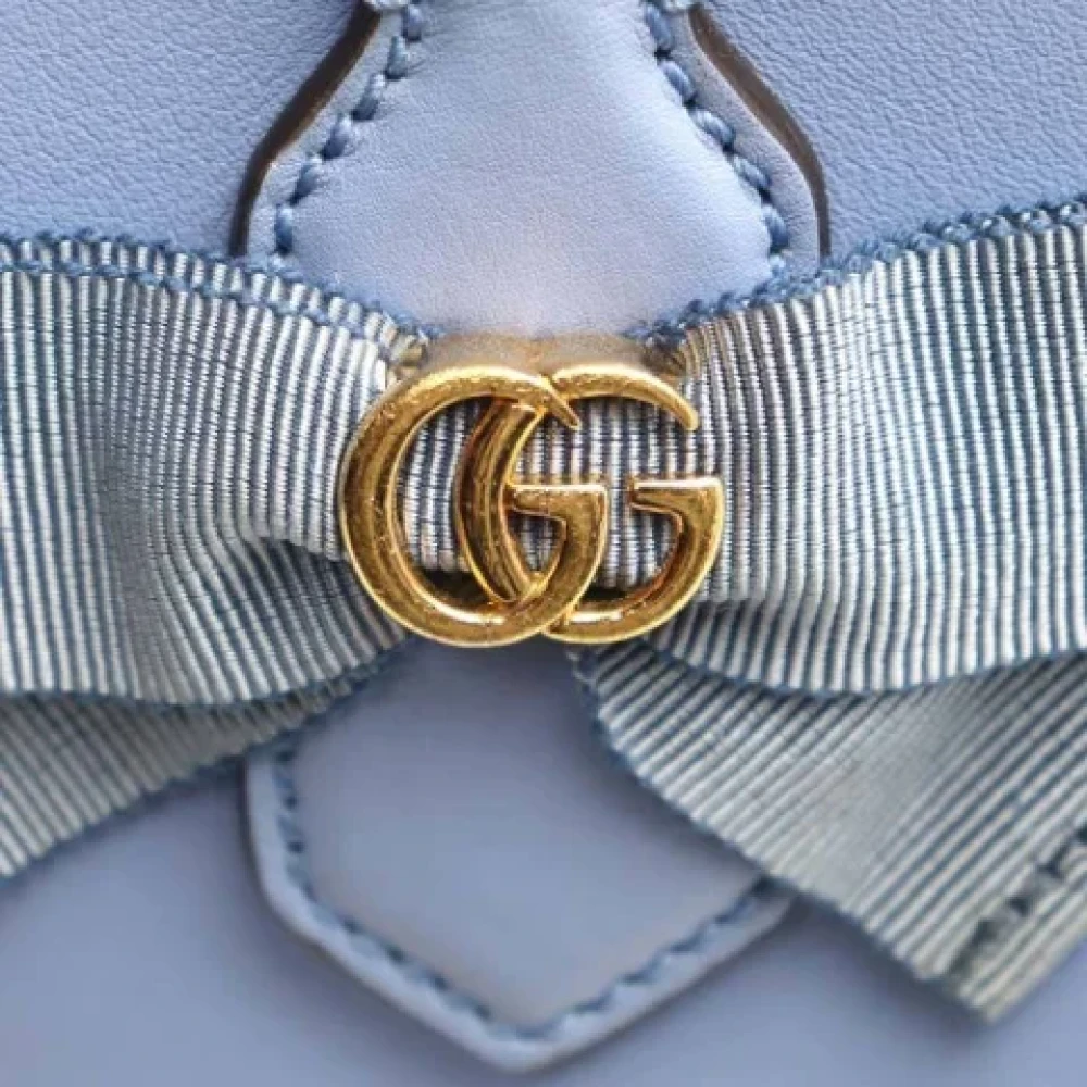 Gucci Vintage Pre-owned Fabric gucci-bags Blue Dames