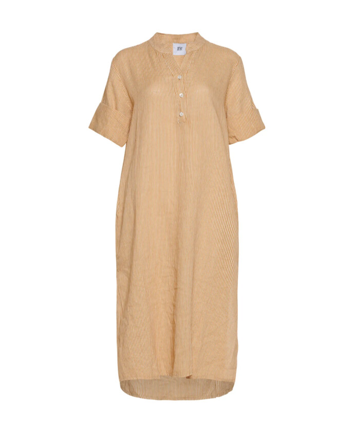 robe-chemise-longue-avec-poche-en-lin