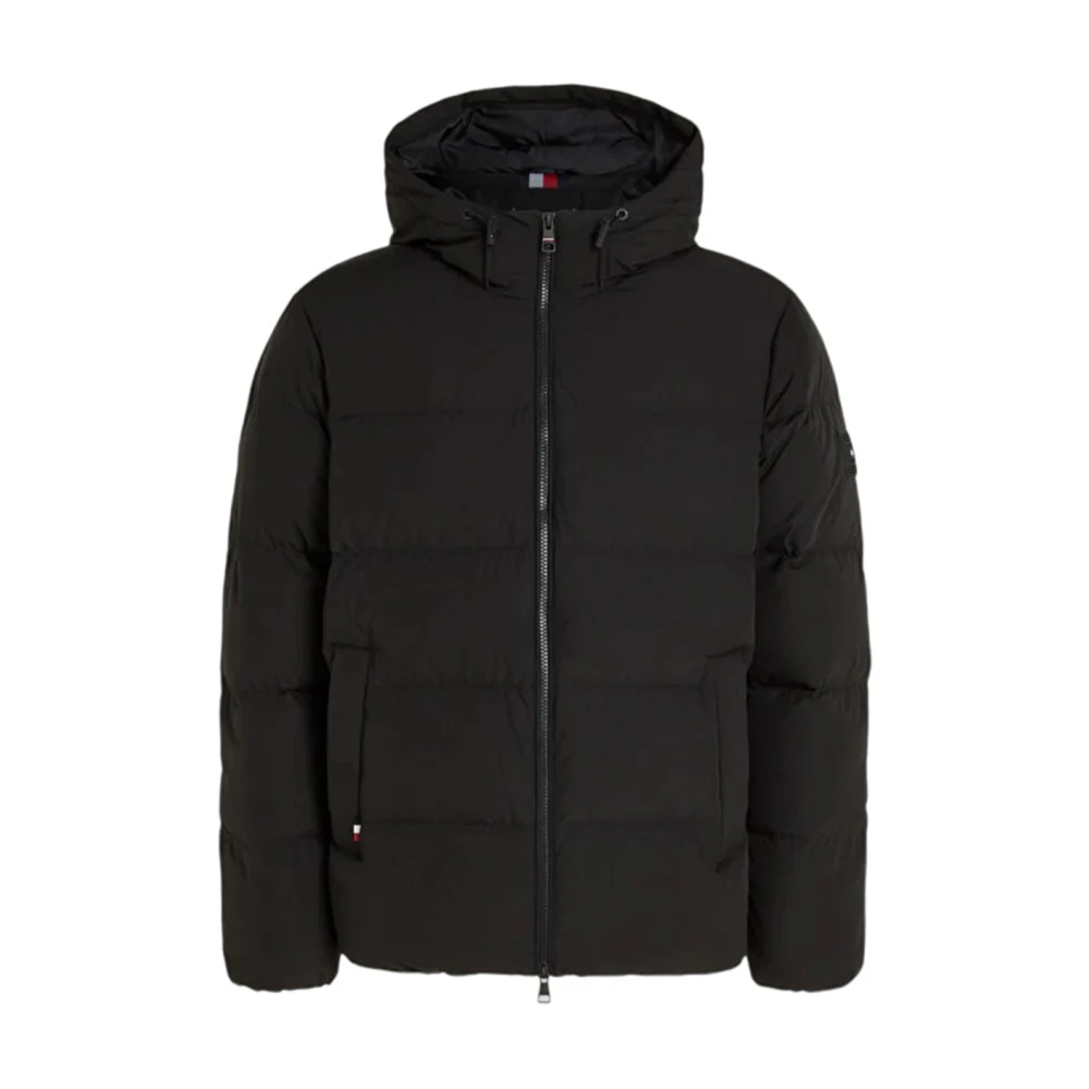 Tommy Hilfiger Waterdichte Donsjas voor Mannen Black Heren